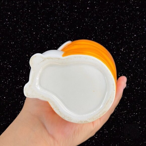 Ceramic Porcelain Bunny And Carrot Tall Vase 3D Figural Whimsical Vase 9"Tall - Picture 7 of 10